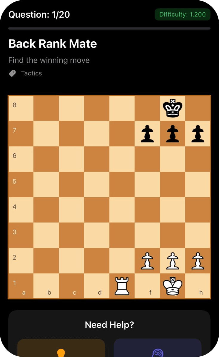 Duello screenshot from the app